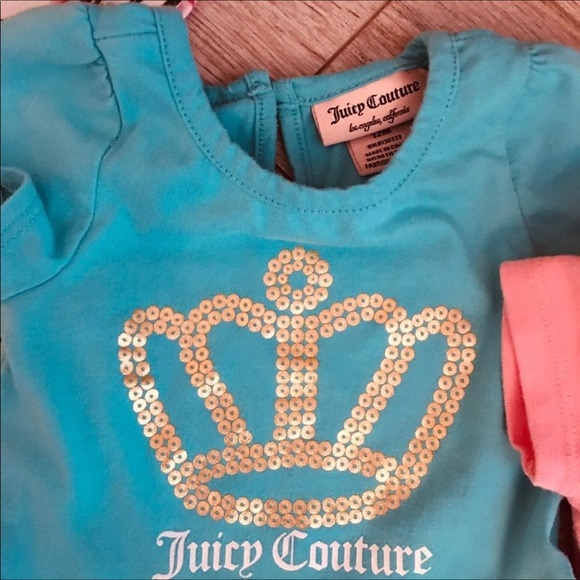 Juicy Couture Onesies 3pc Set - Picture 4 of 7